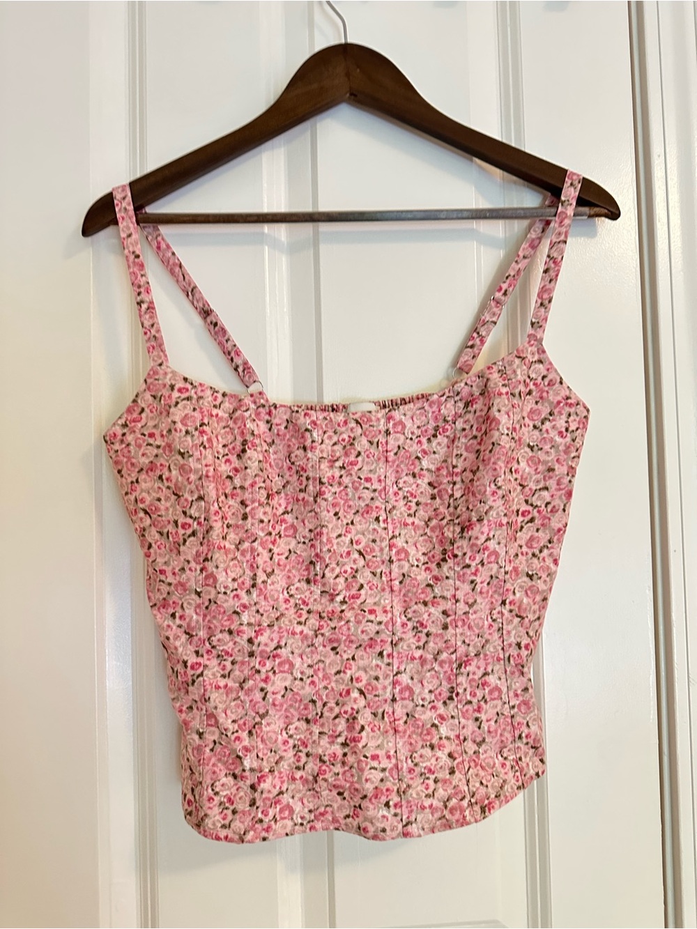 ❌NO LONGER AVAILABLE | Reformation "Hattie" Floral Bustier Top, Sz 8 - Picture 2 of 5